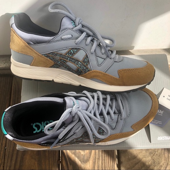 Mens Asics Gel-Lyte V - Grey/Teal/Wheat Size 7.5 - Picture 3 of 9
